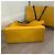 Borsa tote Fendi Sunshine Giallo - vista 9