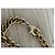 Collar Chanel Gran Cadena de Malla Dorada CC Dorado - vista 8
