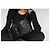 Borsa a mano Chanel in pelle nera Nero - vista 8