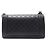 Borsa in pelle nera Chanel Boy Classic Nero - vista 3