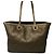 Borsa tote Chanel in pelle khaki iridescente D'oro - vista 2