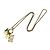 Collana charm Dior metallo dorato 70cm D'oro