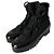 Stivaletti Desert Chanel in tela e PVC nero Taglia 40
