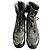 Stivaletti Desert Chanel in tela e PVC nero Taglia 40 - vista 2