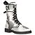 Fendi Tie-Dye Canvas Stiefeletten Weiß 36