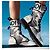Fendi Tie-Dye Canvas Stiefeletten Weiß 36 - Ansicht 3