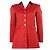 Hermès Red Wool Blazer Size 38