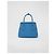 Borsa a mano Prada Mini Double in pelle Saffiano Blu - vista 6