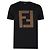 Camiseta Fendi negra de algodón con maxi logo Negro