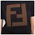 Camiseta Fendi negra de algodón con maxi logo Negro - vista 2