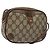 GUCCI GG Supreme Web Borsa Sherry Linea PVC Beige Oro 156 02 066 Auth BA802 D'oro