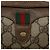 GUCCI GG Supreme Web Borsa Sherry Linea PVC Beige Oro 156 02 066 Auth BA802 D'oro - vista 14