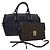 Céline Borsa a spalla CELINE C Sulky Boston Canvas 2Set Marrone Blu Navy Auth EC949