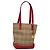 Borsa a spalla Burberry Nova Check in tela beige rossa oro Auth BD1088 Rosso D'oro