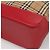 Borsa a spalla Burberry Nova Check in tela beige rossa oro Auth BD1088 Rosso D'oro - vista 12