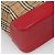 Borsa a spalla Burberry Nova Check in tela beige rossa oro Auth BD1088 Rosso D'oro - vista 13