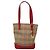 Borsa a spalla Burberry Nova Check in tela beige rossa oro Auth BD1088 Rosso D'oro - vista 2