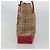 Borsa a spalla Burberry Nova Check in tela beige rossa oro Auth BD1088 Rosso D'oro - vista 5