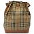 Autre Marque Burberrys Nova Check Schultertasche aus PVC Leder Beige Braun Gold Auth EC731 Golden - Ansicht 3