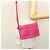 Céline Borsa Trio CELINE Borsa a Spalla Pelle Rosa Oro Auth mr1159 D'oro - vista 27
