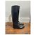 Hermès HERMES Stiefel T.EU 37.5 Leder Schwarz