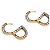 Orecchini a perno in metallo dorato con strass CD 30 Montaigne Christian Dior D'oro - vista 6