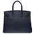 Hermès Sac HERMES Birkin 35 en Cuir Bleu - 102615 - vue 4