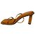 Tamara Mellon Tan Pillow Top Leder Sandalen Kamel - Ansicht 3