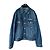 Oversized-Denimjacke mit gesticktem Balenciaga-Logo EU52 Blau