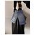 Polo Ralph Lauren Gran bolso Shoulder Polo ID de piel de ternera (modelo grande) Negro - vista 20