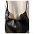 Polo Ralph Lauren Gran bolso Shoulder Polo ID de piel de ternera (modelo grande) Negro - vista 3