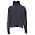 Prada Ripp-Turtleneck-Pullover aus marineblauer Wolle  - Ansicht 6