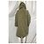 Apc A.P.C. x Suzanne Koller Parka aus grünem Baumwollstoff - Ansicht 10