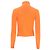 Versace Ripp-Turtleneck-Oberteil aus orangefarbener Wolle - Ansicht 2