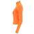 Versace Ripp-Turtleneck-Oberteil aus orangefarbener Wolle - Ansicht 3