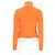 Versace Ripp-Turtleneck-Oberteil aus orangefarbener Wolle - Ansicht 6