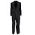 Céline Blazer e Pantaloni Celine in Lana Nera Nero - vista 2