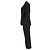 Céline Blazer e Pantaloni Celine in Lana Nera Nero - vista 3