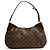 Borsa a Spalla LV Damier Ebene Canvas Sac Thames Louis Vuitton 2010 Marrone - vista 3