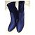 Aquazzura Stivaletti So Me in satin elasticizzato blu - vista 10