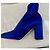 Aquazzura Stivaletti So Me in satin elasticizzato blu - vista 11