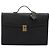 LOEWE Anagram Borsa da Lavoro in Pelle Nera Auth bs24101 Nero - vista 13
