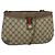 GUCCI GG Supreme Web Sherry Line Borsa PVC Beige Oro 904 02 026 Auth ki5611 D'oro