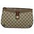 GUCCI GG Supreme Web Sherry Line Borsa PVC Beige Oro 904 02 026 Auth ki5611 D'oro - vista 2