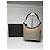 Vintage Gucci Top Handler Handtasche Grau Beige