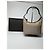Vintage Gucci Top Handler Handtasche Grau Beige - Ansicht 3