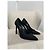 SAINT LAURENT Tacchi T.EU 38 Tessuto Nero - vista 2