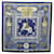 Hermès Carré 90 Blue Silk  ref.2141636