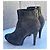 Stivaletti Chanel in pelle nera Nero - vista 4