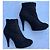 Stivaletti Chanel in pelle nera Nero - vista 7